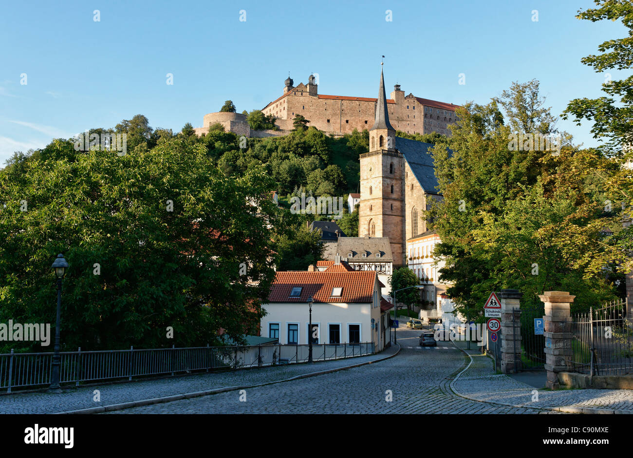 Chiesa di Petri, Plassenburg, Kulmbach, Alta Franconia, Franconia, Baviera, Germania Foto Stock