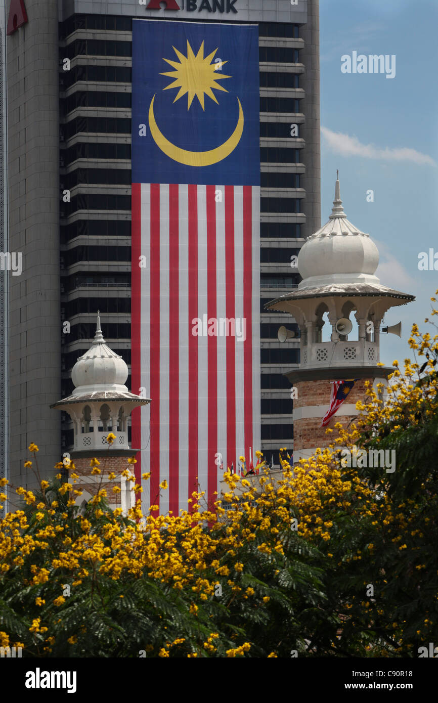 Moschea Masjid Jamek a Kuala Lumpur Kuala Lumpur, Malesia, Asia Foto Stock