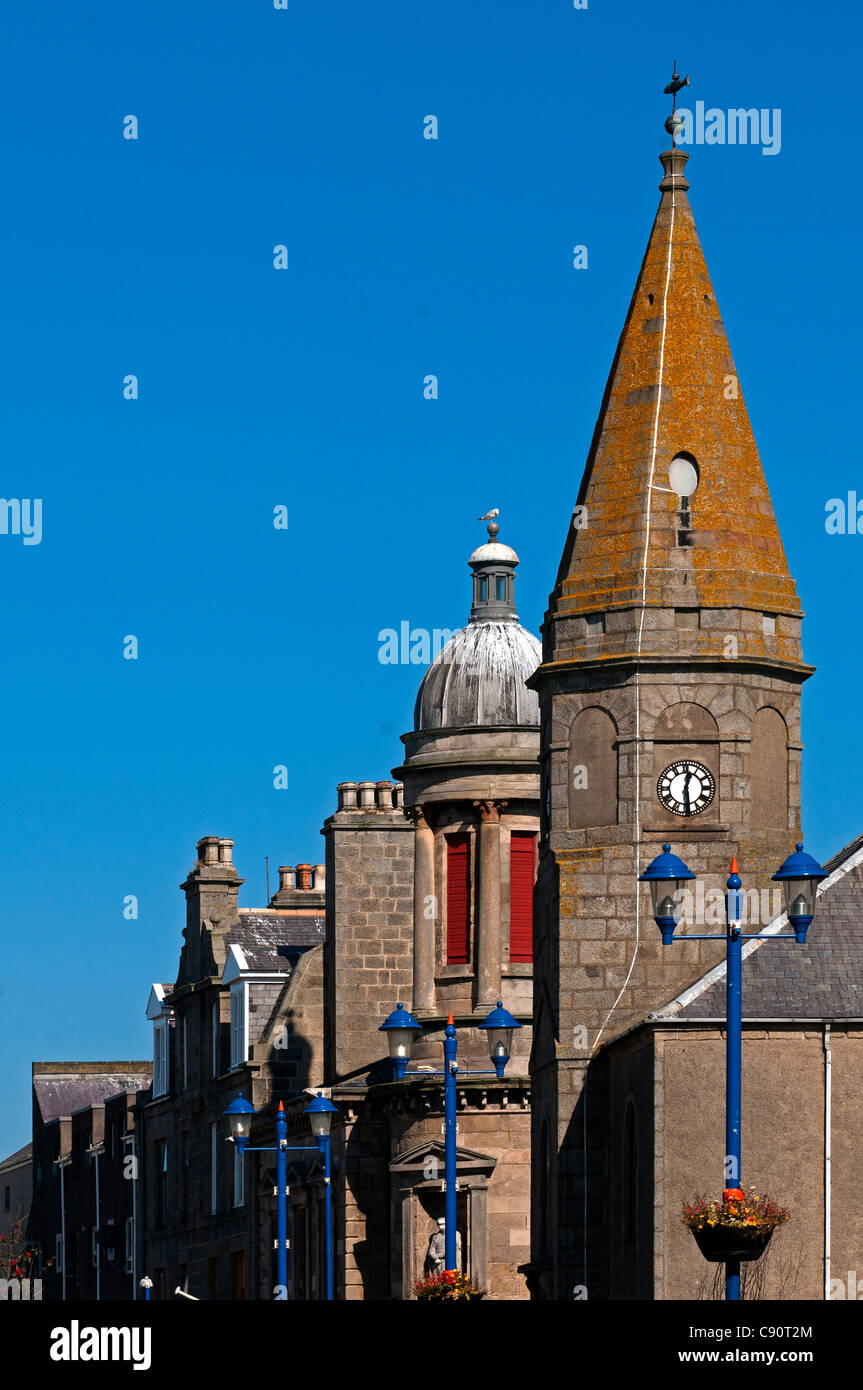 Centro storico di Fraserburgh, Aberdeenshire, Scozia Foto Stock