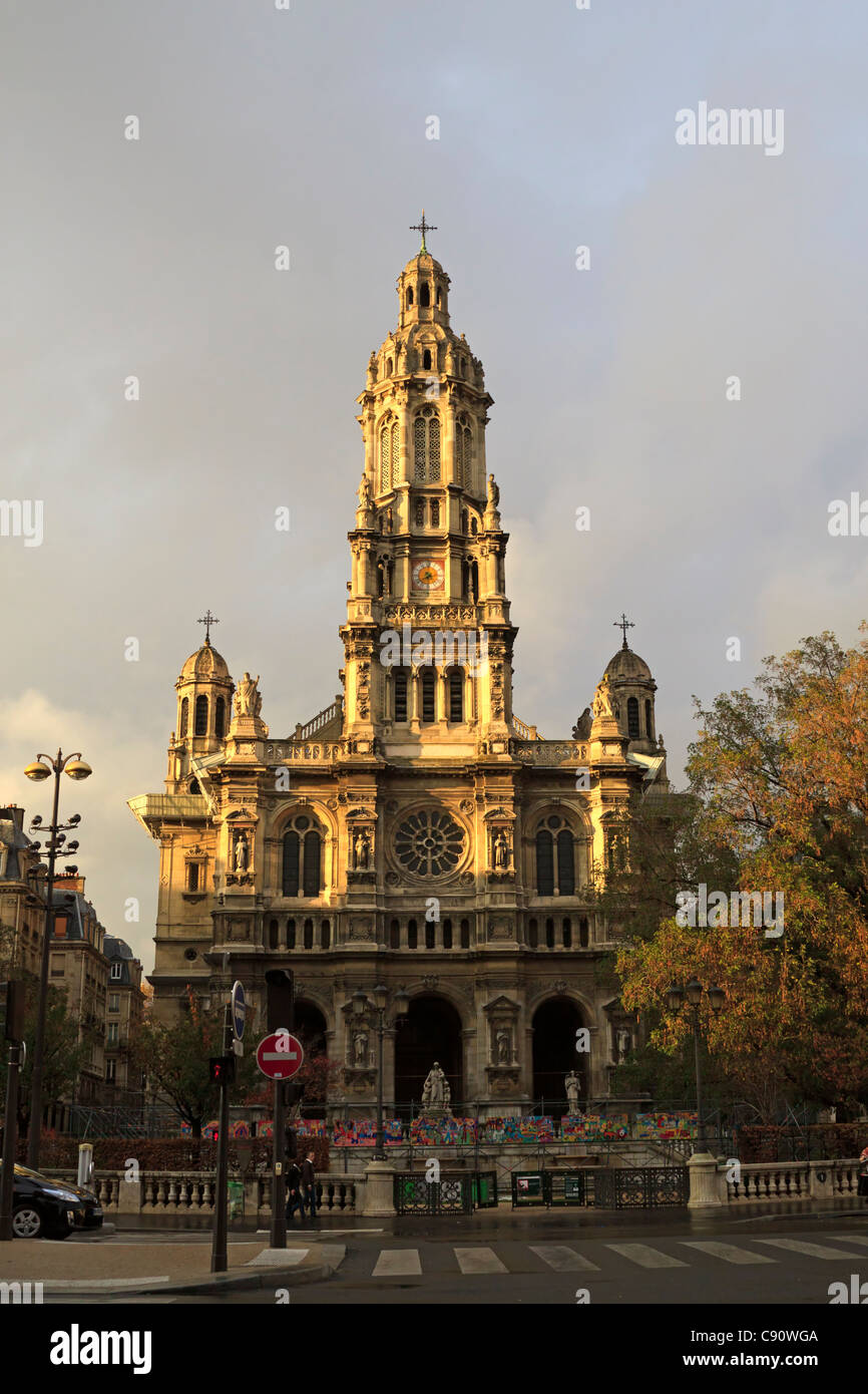 Eglise de la Sainte Trinite, Parigi, Francia. Foto Stock