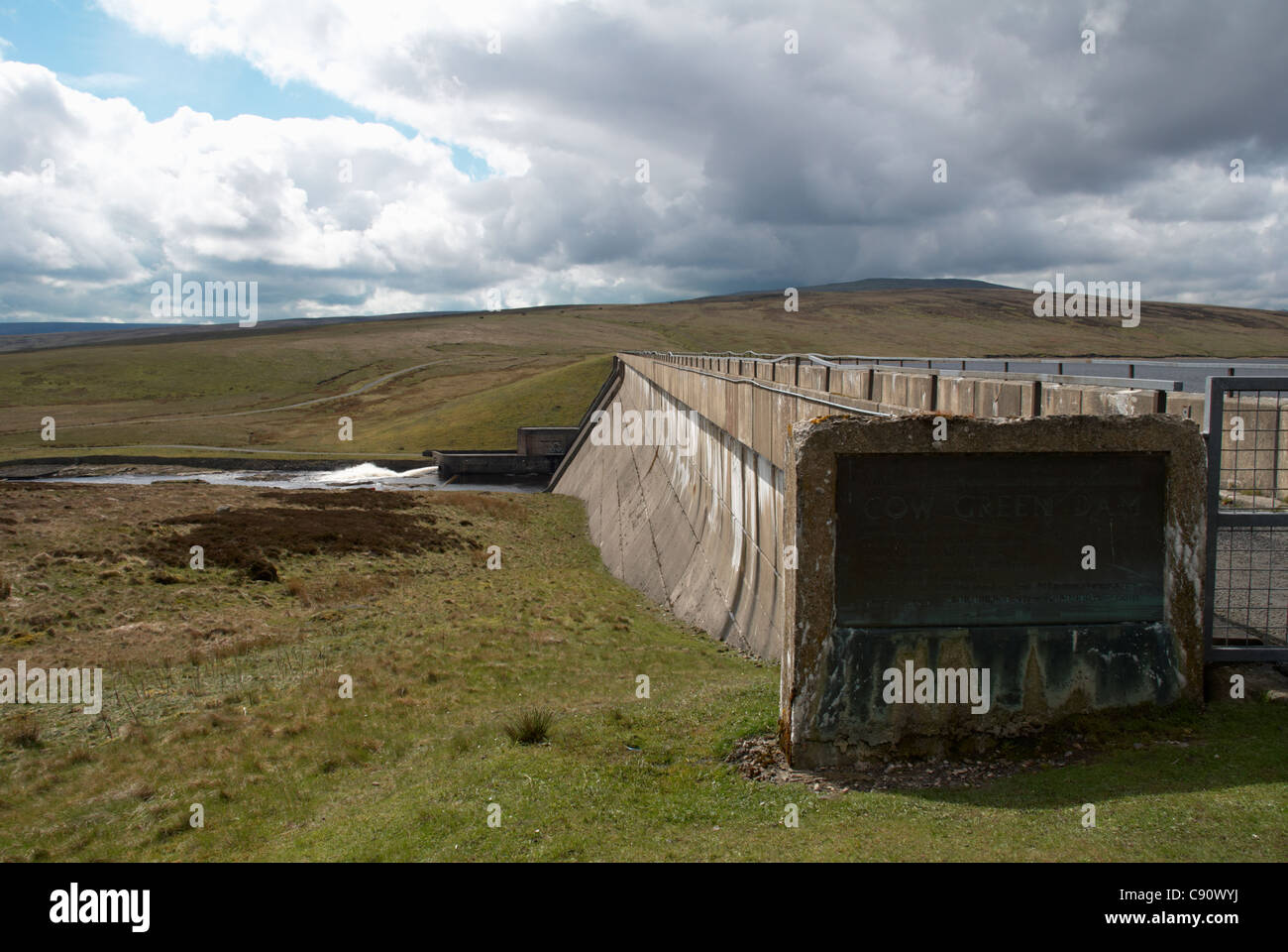 Vacca serbatoio verde è stato creato in Teesdale superiore nel 1971. La zona circostante è stata designata una riserva naturale nazionale in Foto Stock