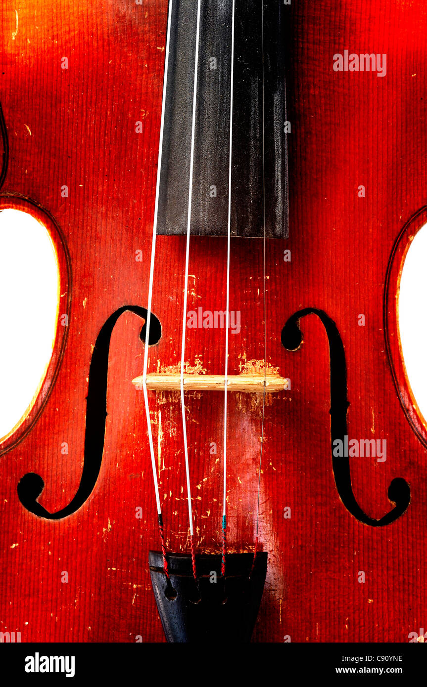 Vecchio Violino Immagine Stock. Immagine Di Melodia, Gioco - 2030971 - Foto 5
