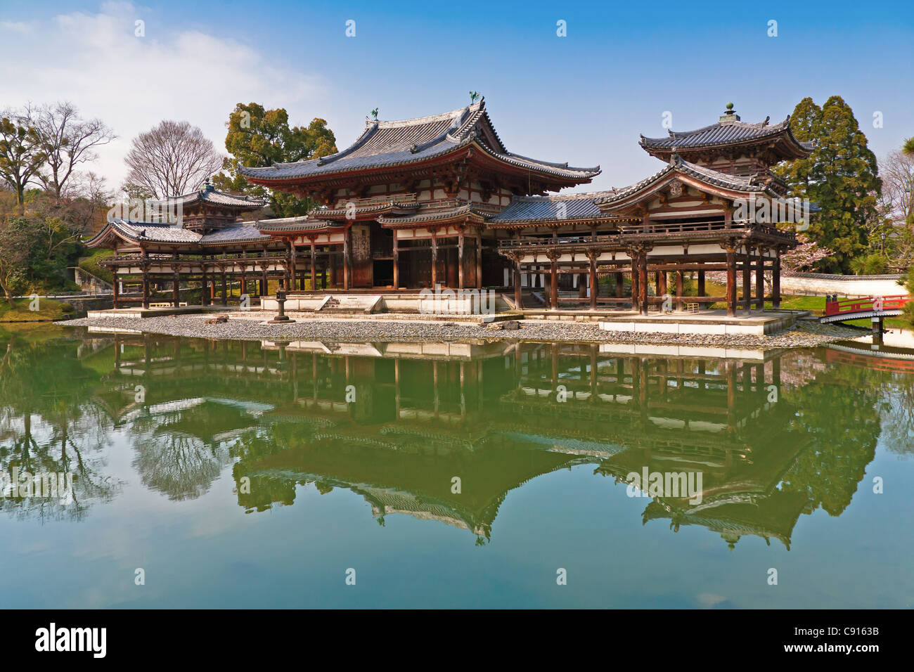 Famoso Byōdō-tempio a Uji, Giappone Foto Stock