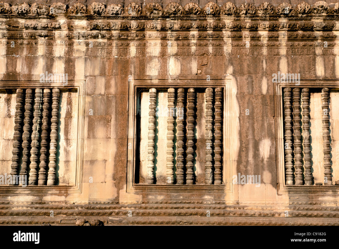 Antico edificio a Angkor Wat, Cambogia Foto Stock