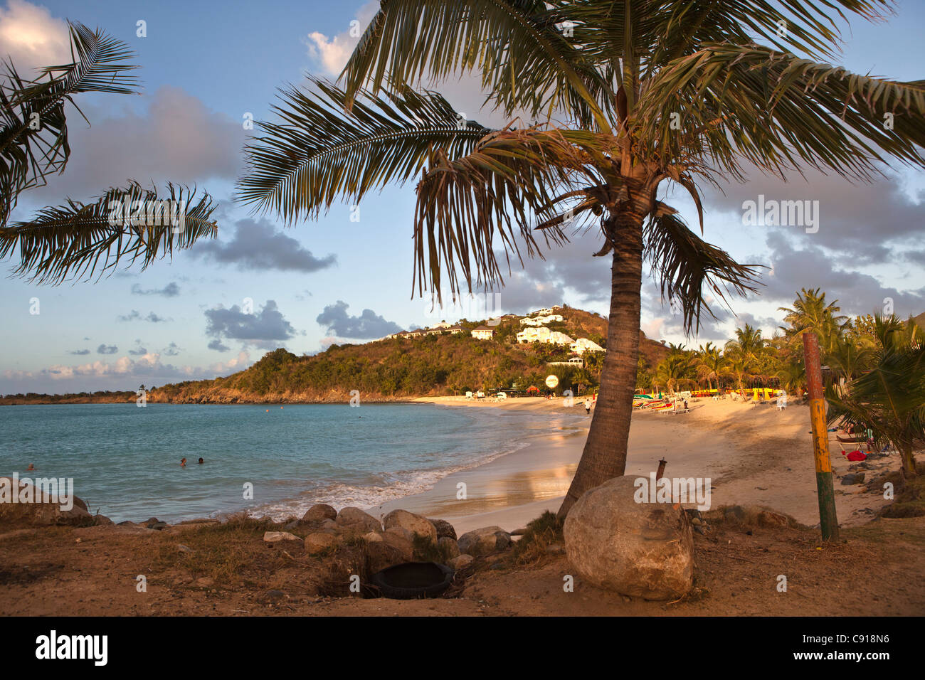 Saint Martin ( Francese ), isola dei Caraibi, Marigot, Frati Bay. Foto Stock