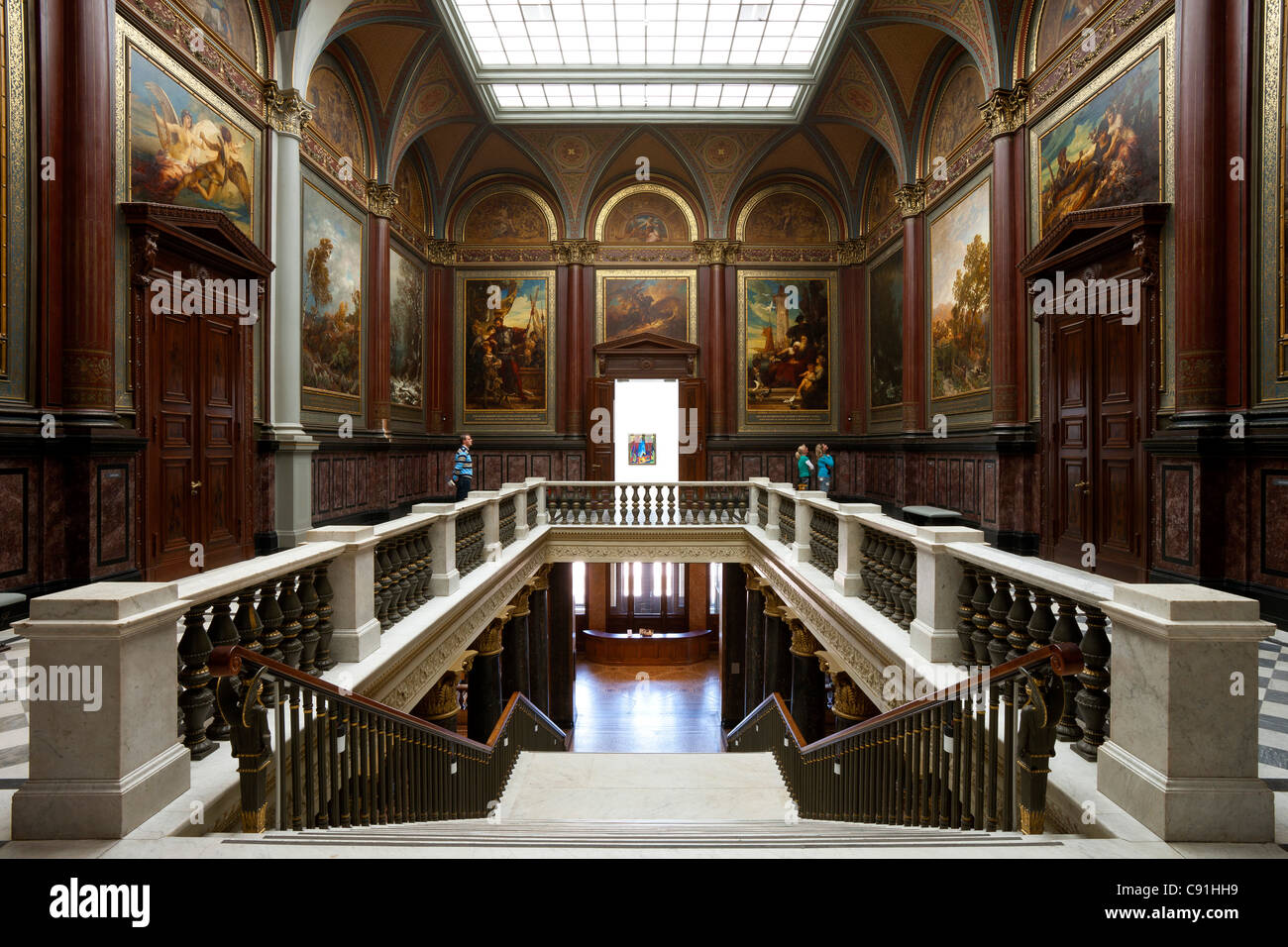 Scale dal 1869, Hamburger Kunsthalle, città anseatica di Amburgo, Germania, Europa Foto Stock