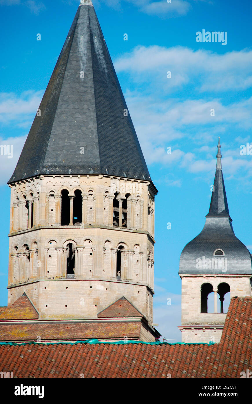Francia, Borgogna, Cluny, Abbaye de Cluny (l Abbazia di Cluny) Foto Stock