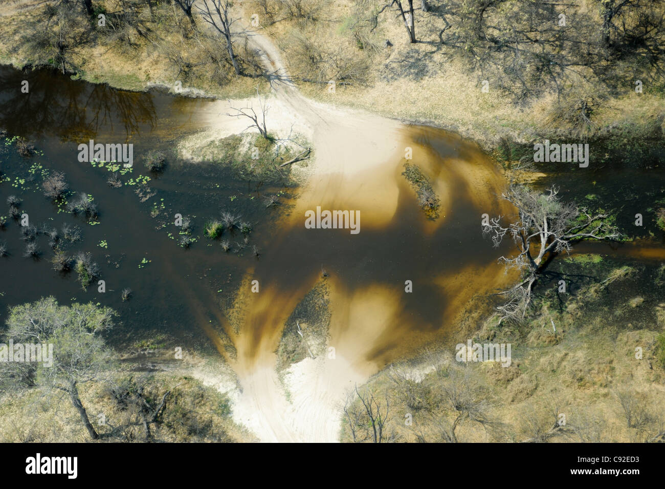 Kwai fiume crossing, Chobe Botswana Foto Stock