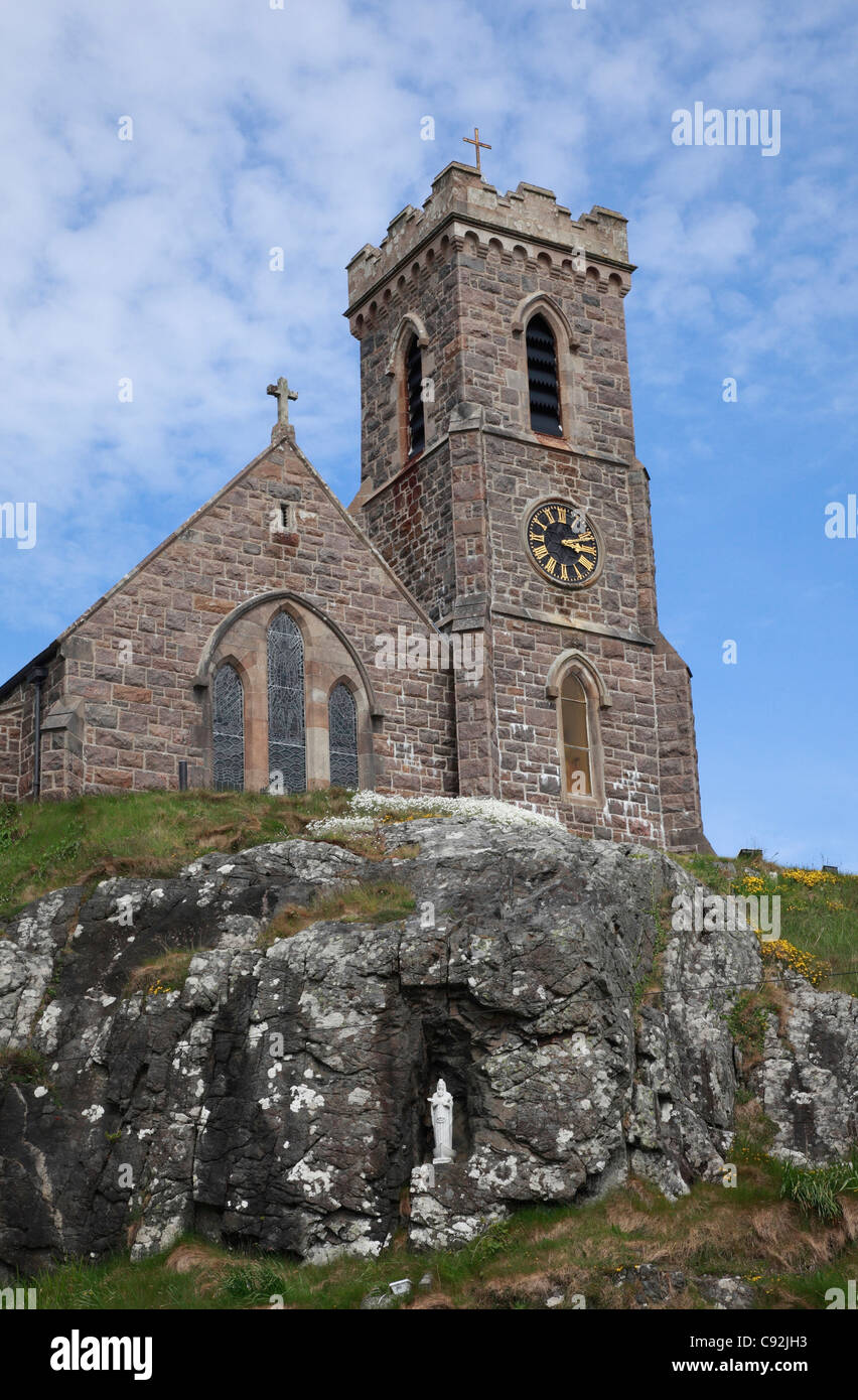 Barra è un prevalentemente di lingua gaelica comunità insulari e la più a sud della barra o del Vescovo isole. Foto Stock