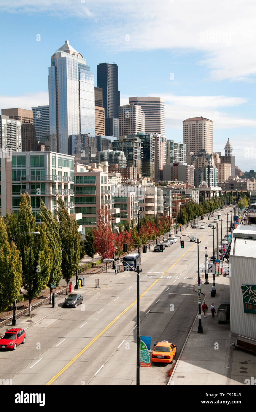 Seattle città dello Stato di Washington Stati Uniti d'America Foto Stock
