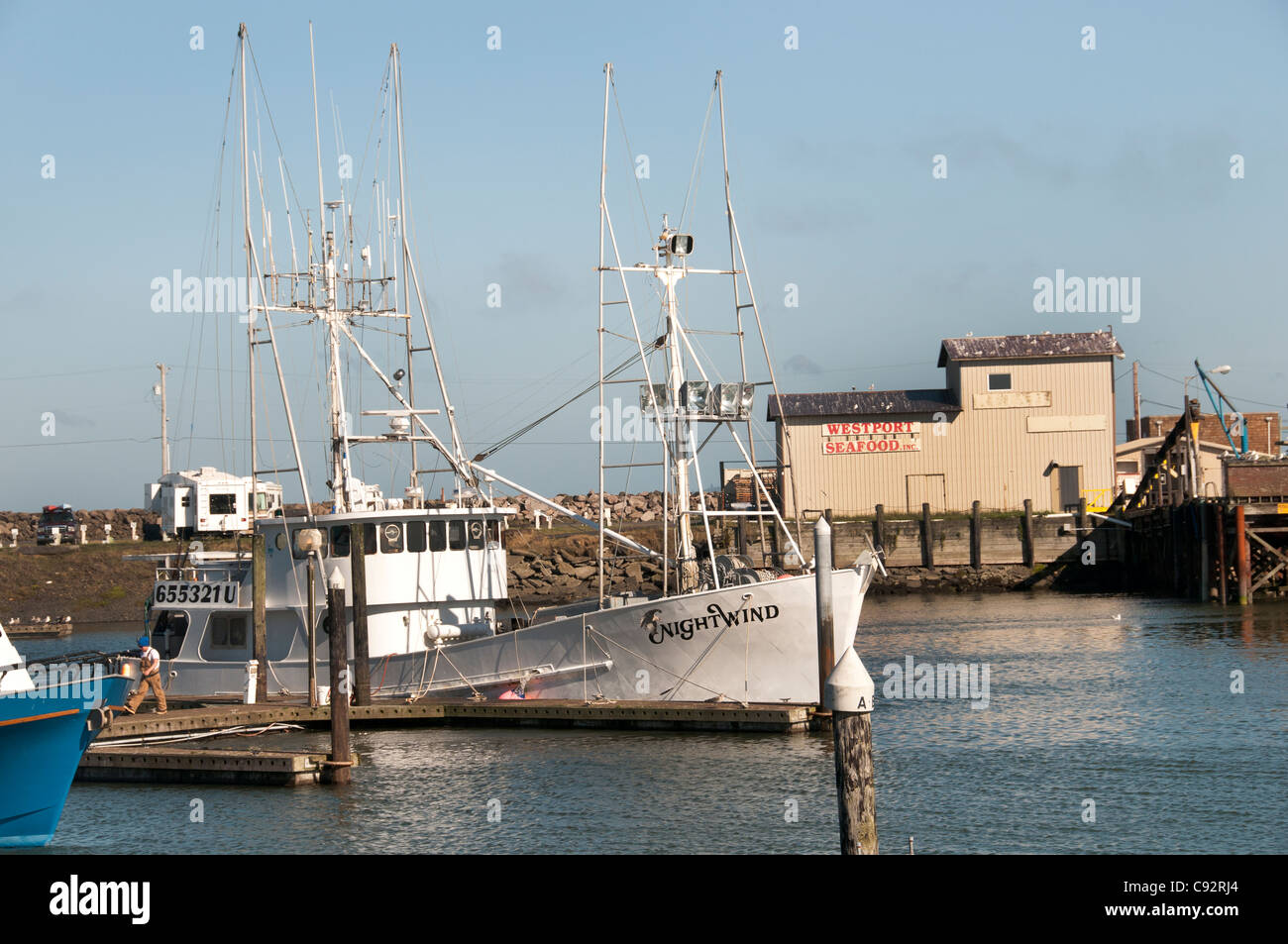 Westport Port Harbour Stato di Washington Stati Uniti Foto Stock