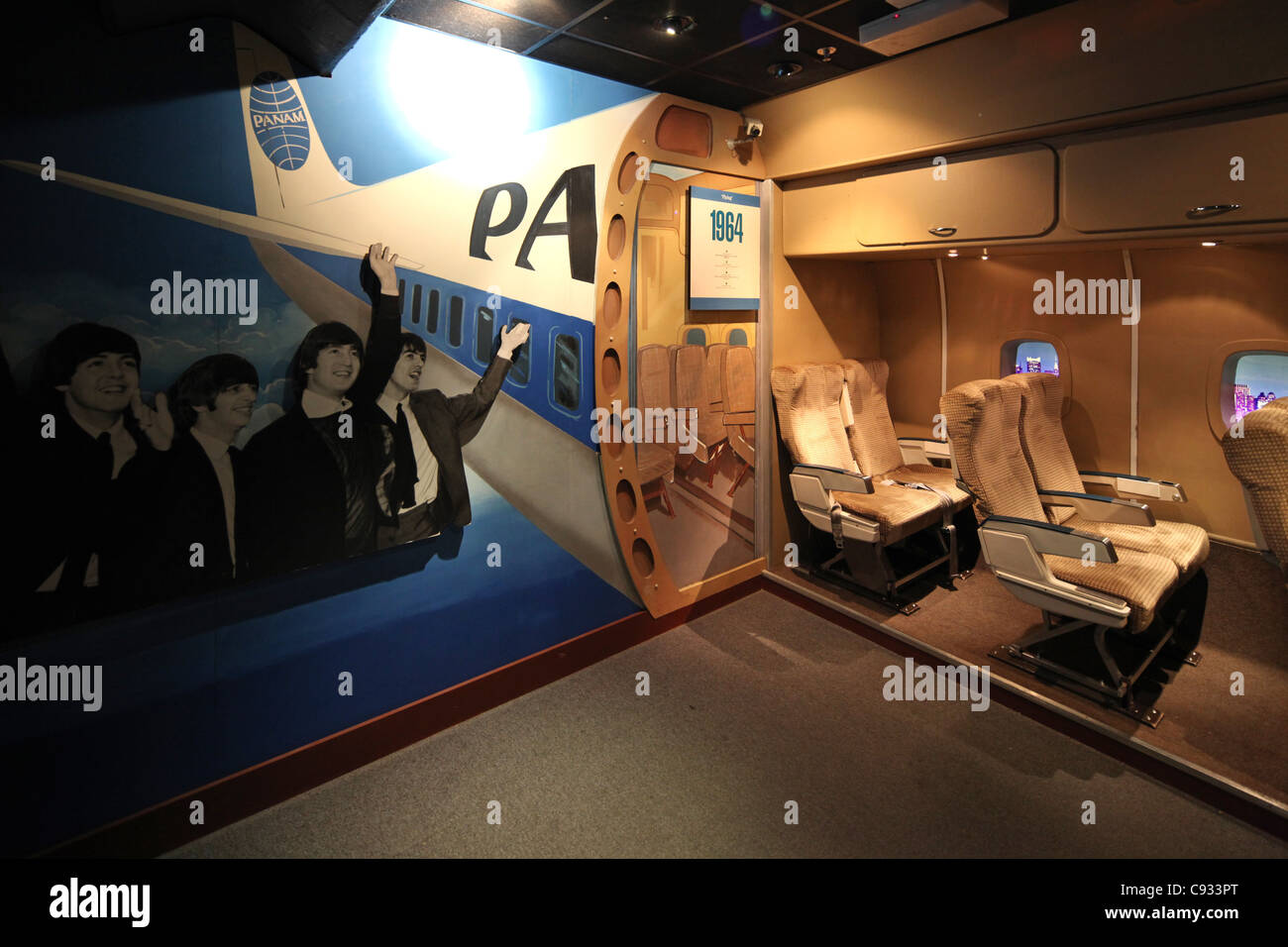 All'interno il Museo dei Beatles a Liverpool, in Inghilterra Foto Stock