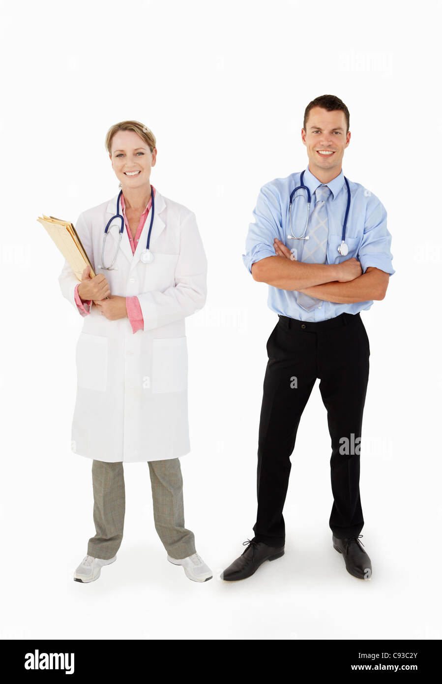 Ritratto di personale medico in Studio Foto Stock