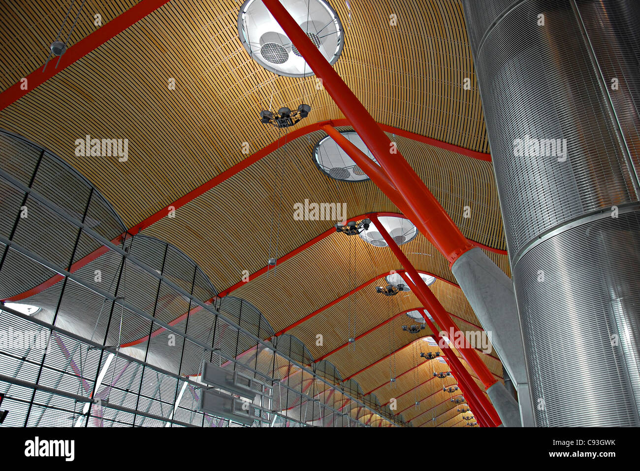 L' aeroporto di Barajas, Madrid, Spagna Foto Stock
