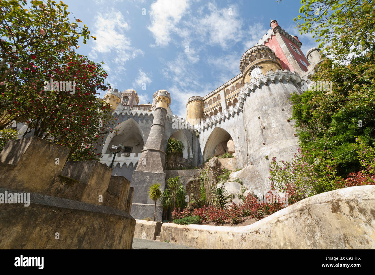Pena Palace, Sintra, Portogallo Foto Stock