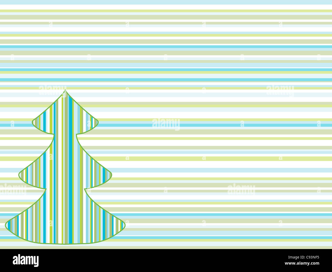 Albero di natale sfondi. vettore di vacanza Foto Stock