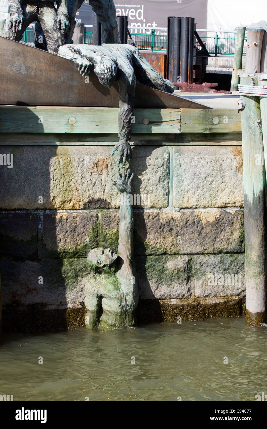 American Merchant Mariners Memorial Battery Park New York City USA Foto Stock