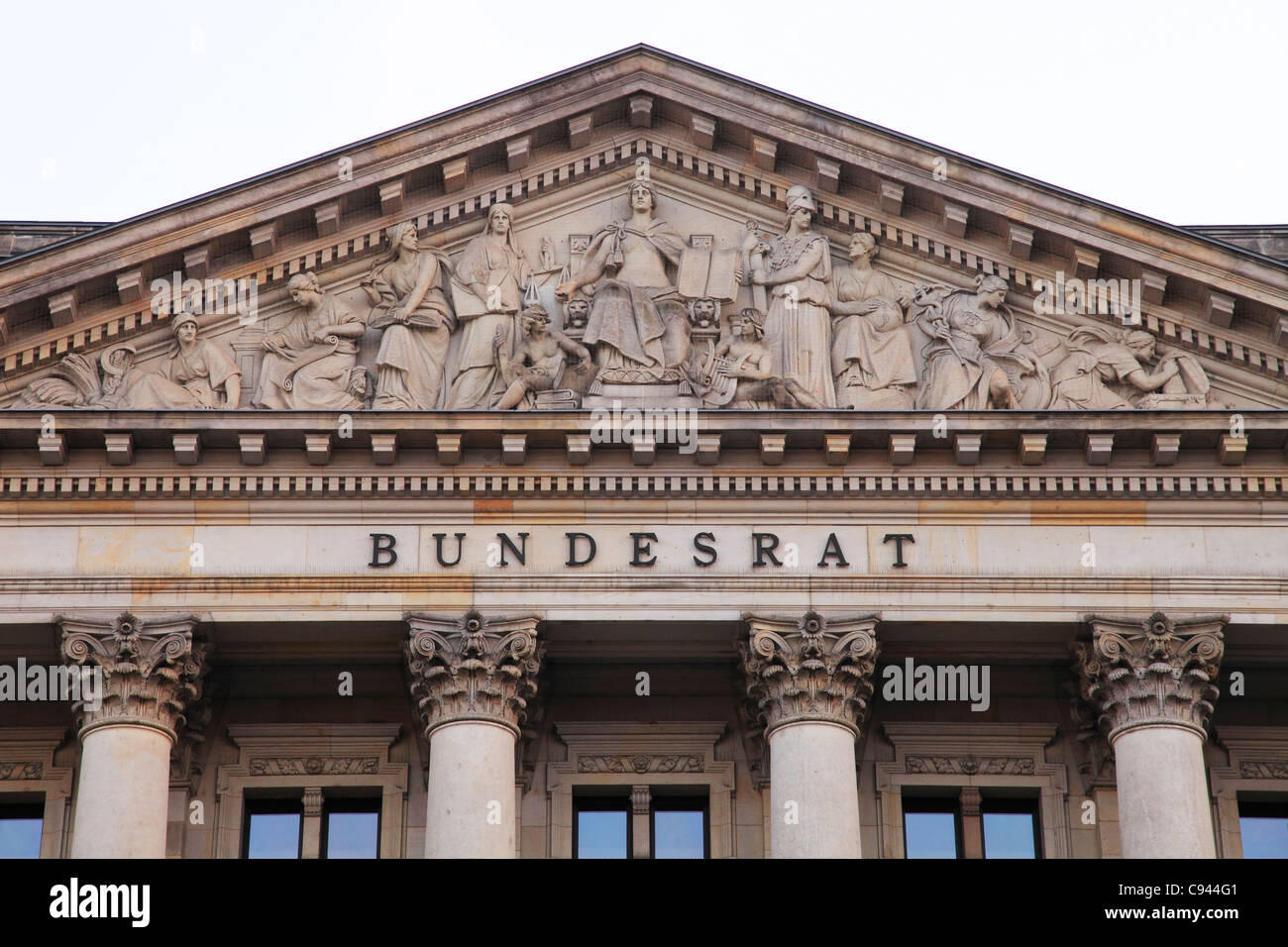 Il prussiano House of Lords su Leipziger Straße sede del Bundesrat tedesco; Bundesrat der BR Deutschland Foto Stock
