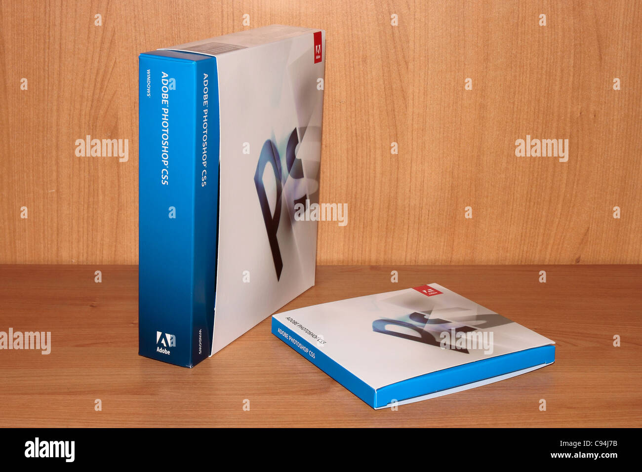Adobe Photoshop CS5 Box Foto Stock