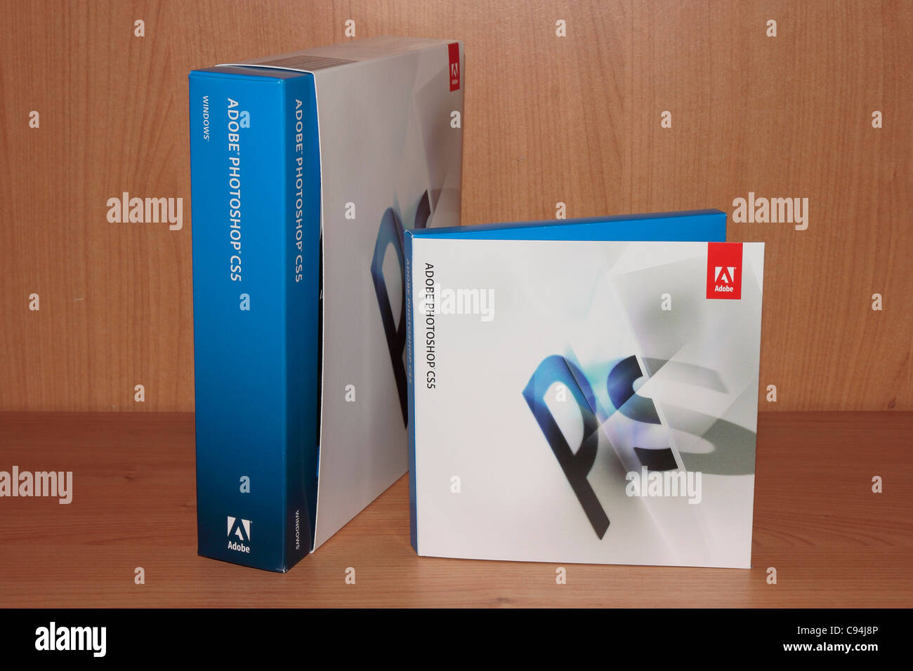 Adobe Photoshop CS5 Box Foto Stock