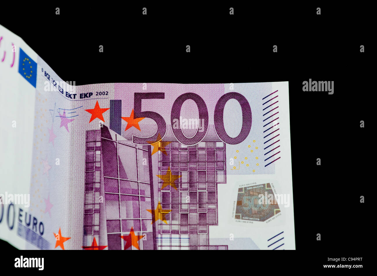 Banconota da 500 euro. Foto Stock