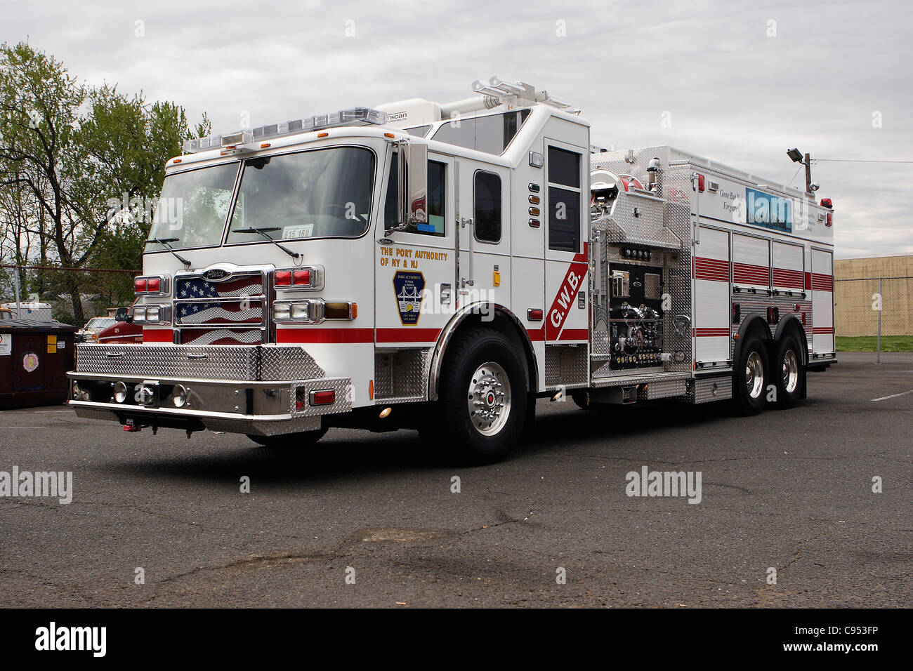 Pierce lancia Port Authority di New York e New Jersey Foto Stock