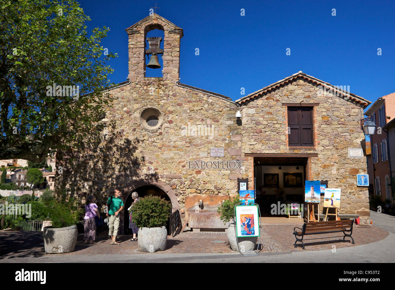 Cappella Saint Michel, Roquebrune-sur-Argens, Var, Provenza Costa Azzurra, Francia Foto Stock
