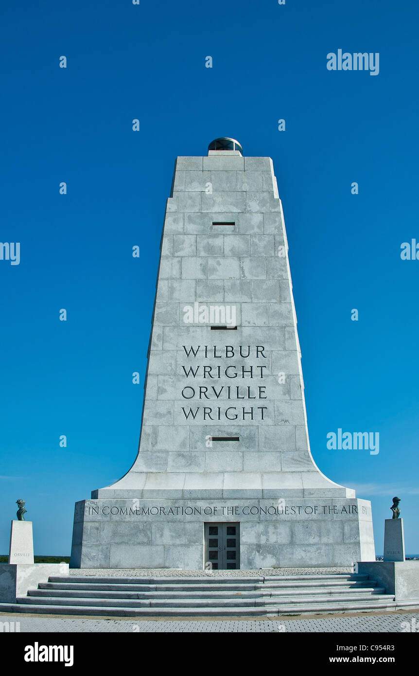 Wright Brothers National Memorial, kill devil hills, North Carolina, Stati Uniti d'America Foto Stock