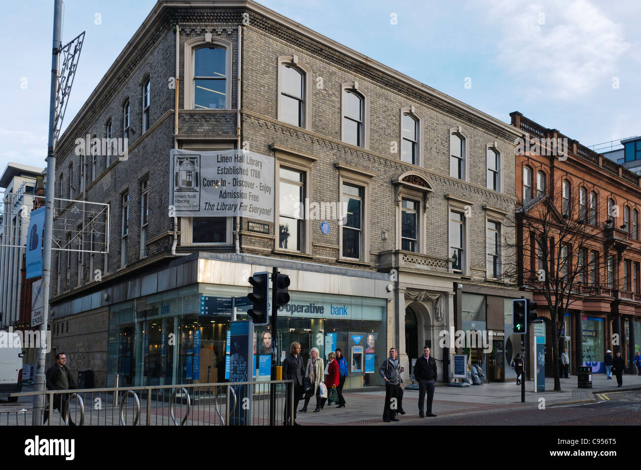 La Linenhall Library, Belfast Foto Stock