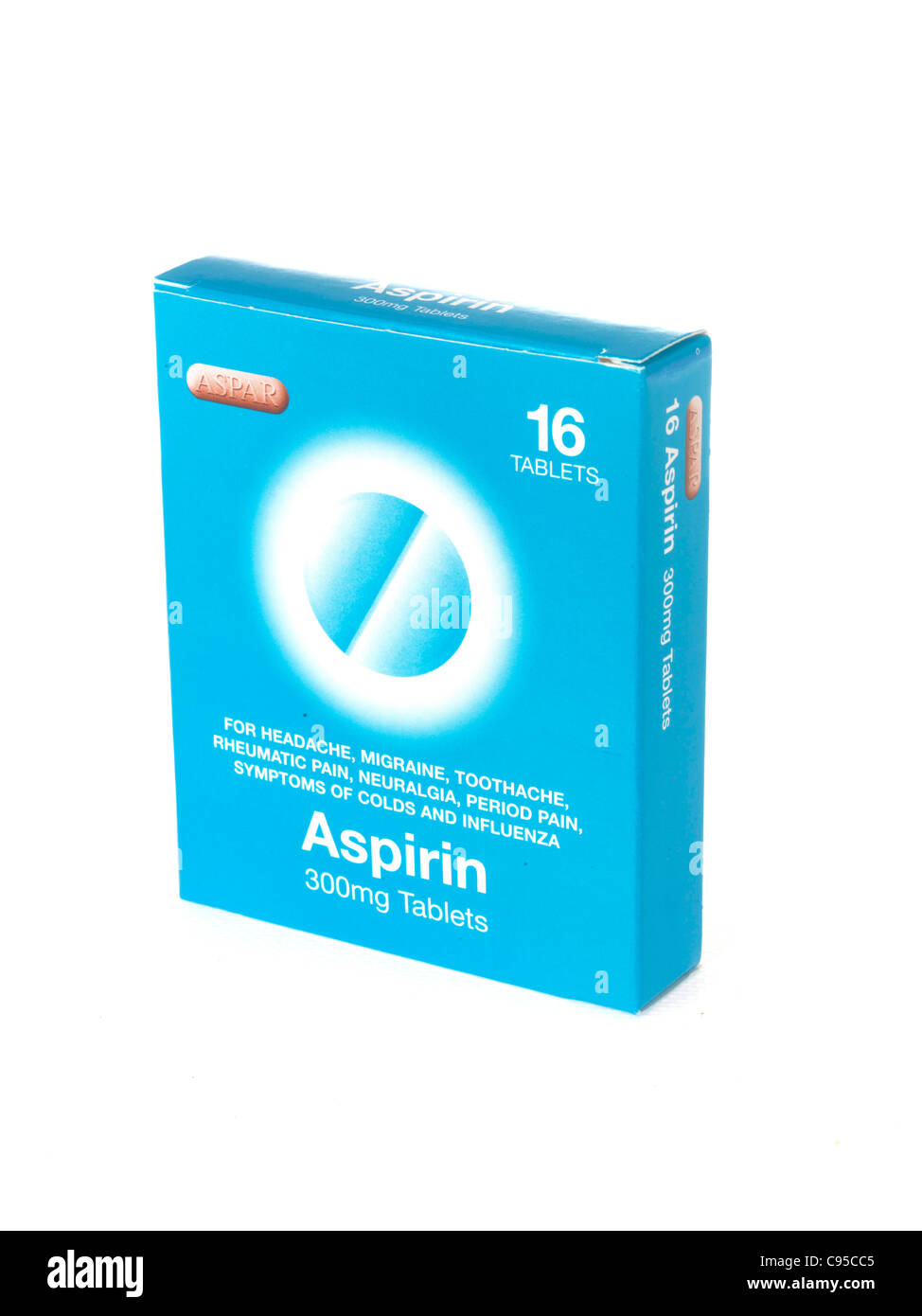 Scatola di aspirina Foto Stock