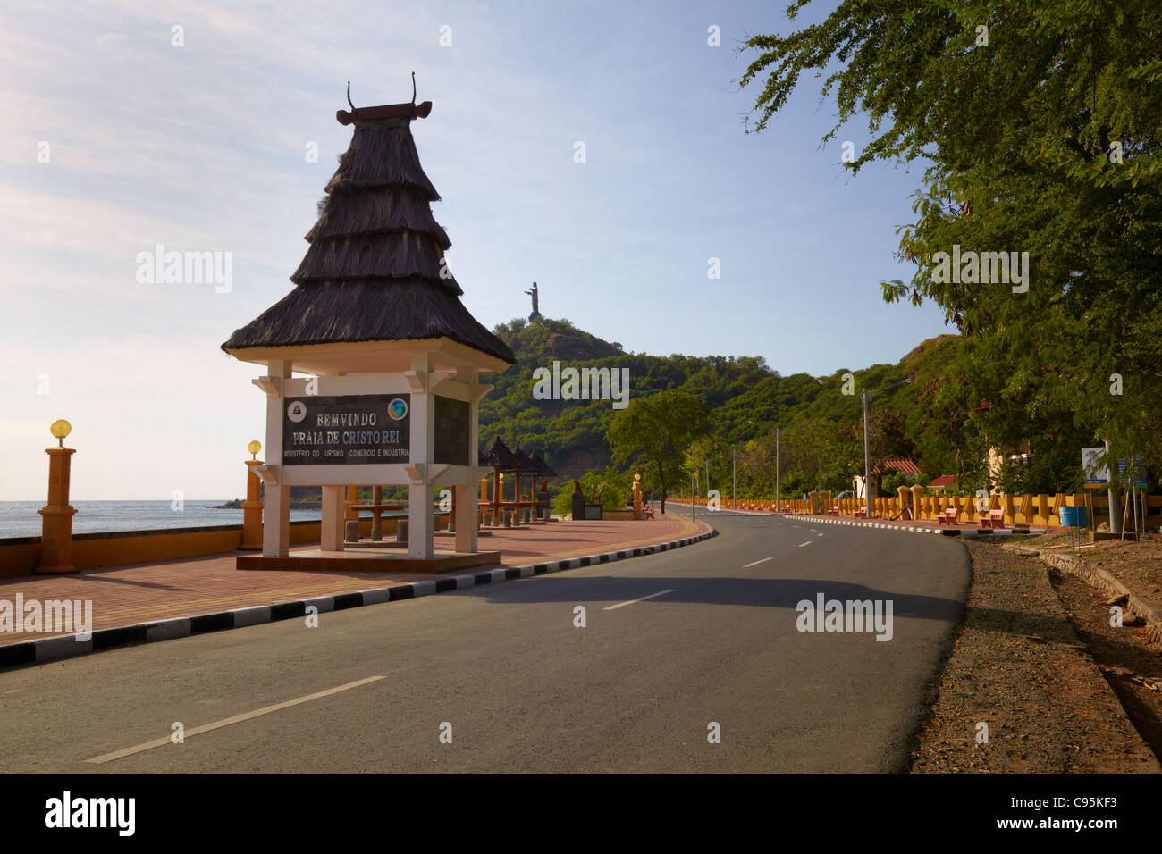 Praia de Christo Rei, Dili, Timor orientale, Asia Foto Stock