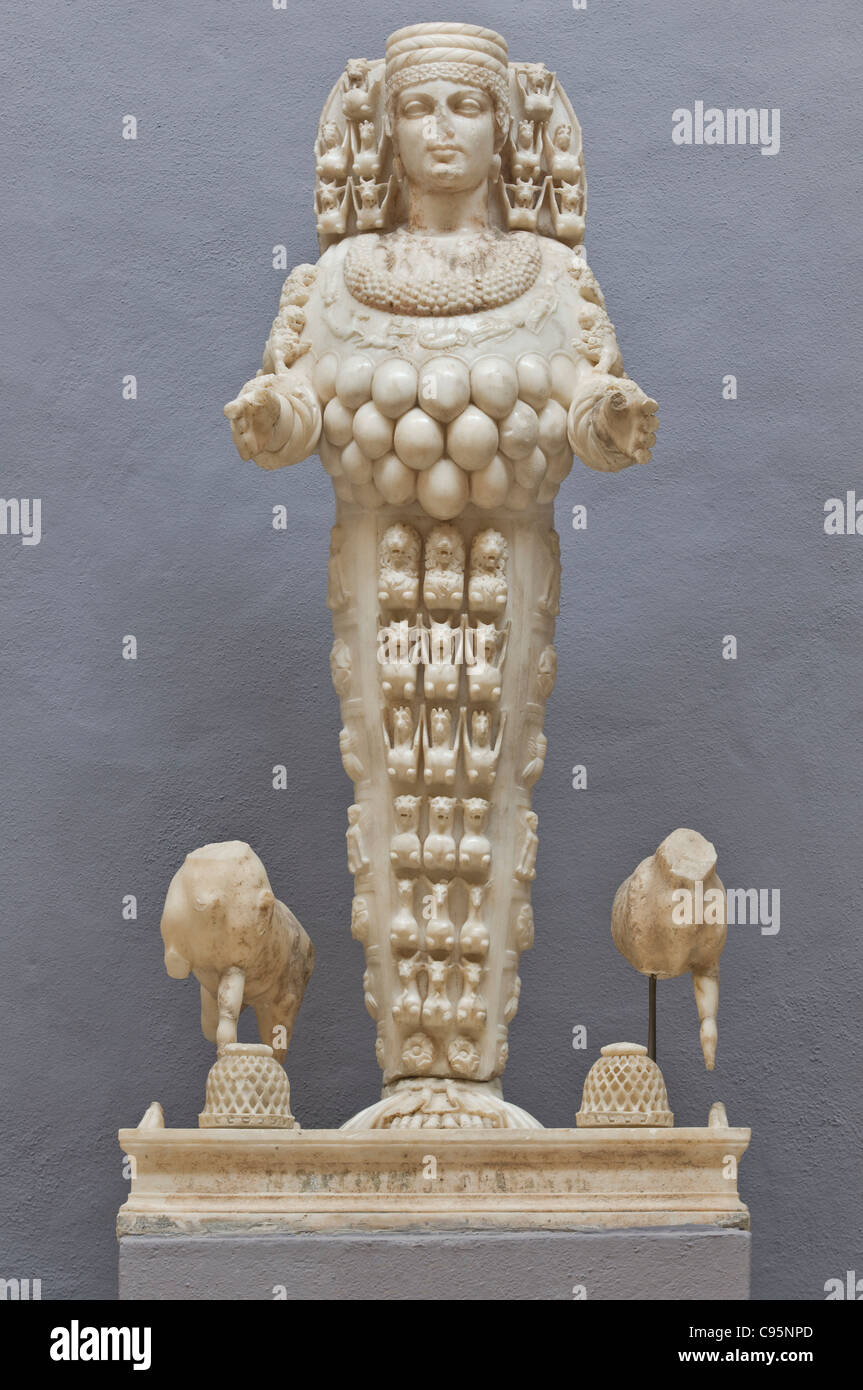 L'Artemis di Efeso,il primo secolo D.C.,Efeso Museo Archeologico,Izmir, Turchia Foto Stock