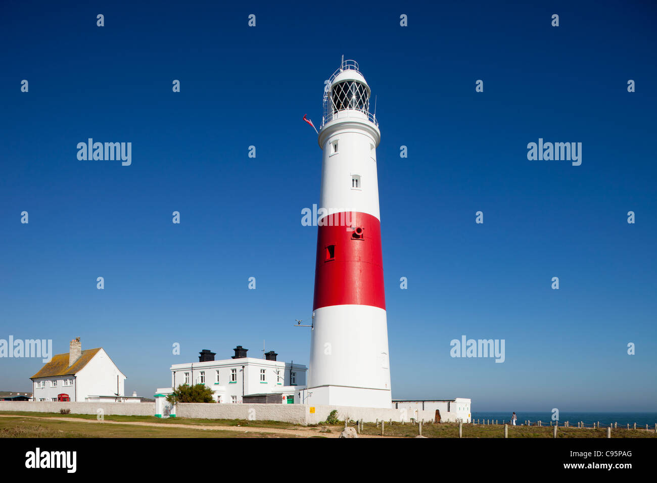 Inghilterra, Dorset, Weymouth e Portland Bill Lighthouse Foto Stock