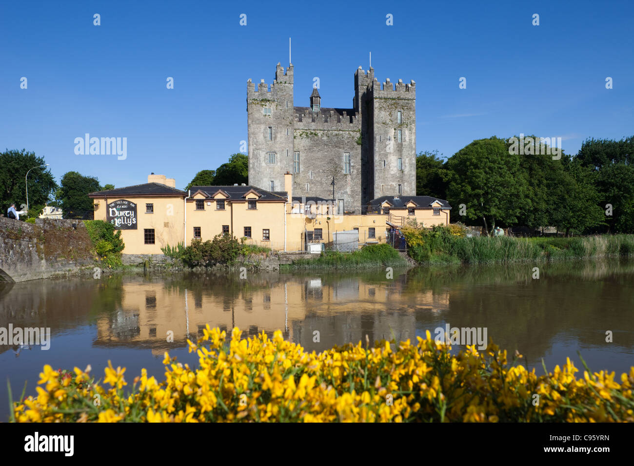 Repubblica di Irlanda, County Clare, Bunratty Castle Foto Stock