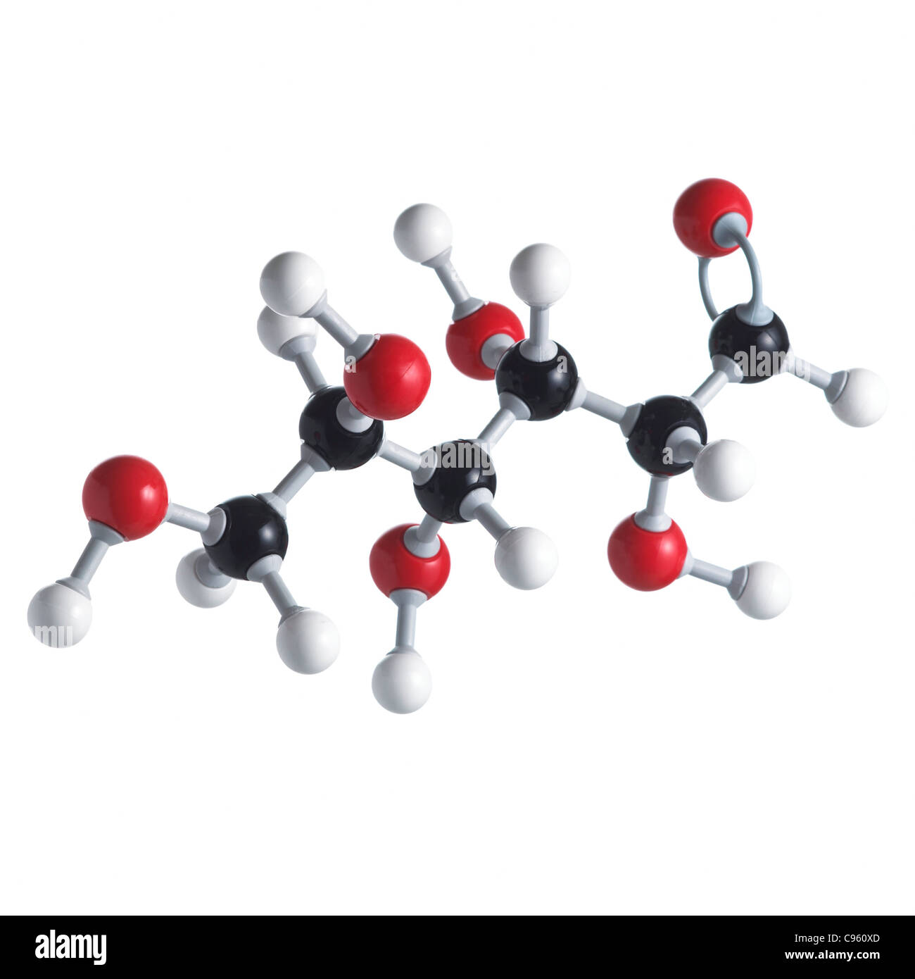 Il glucosio molecola di zucchero Foto Stock