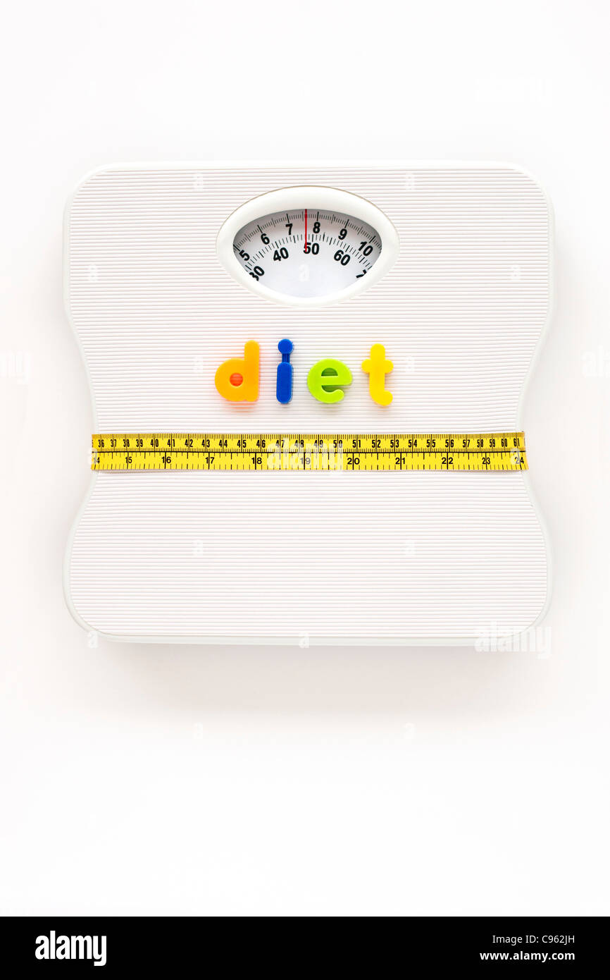 Dieta, immagine concettuale. Foto Stock