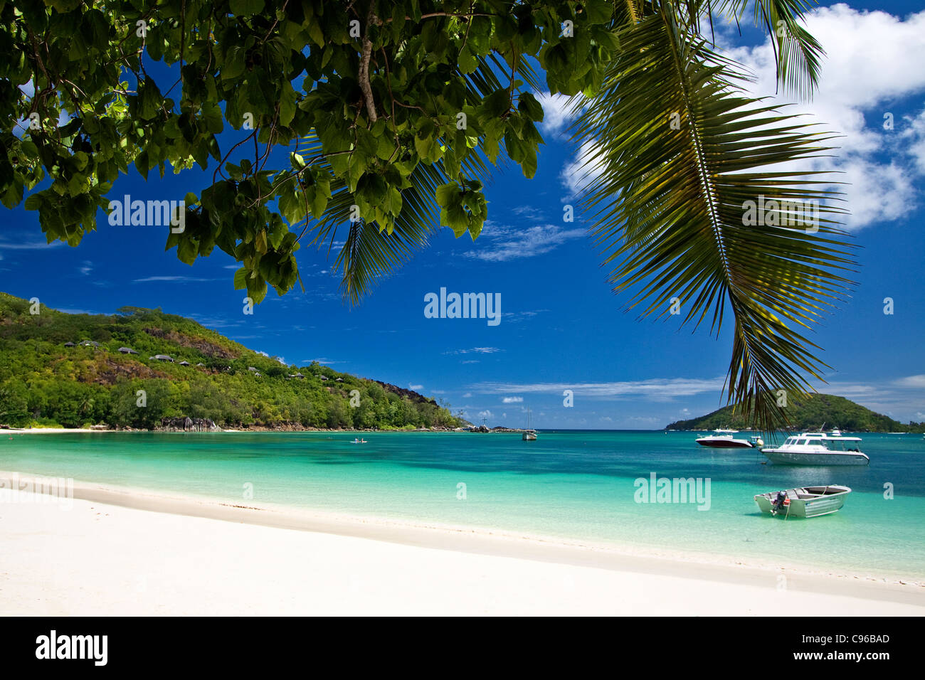 Port launay seychelles Foto Stock