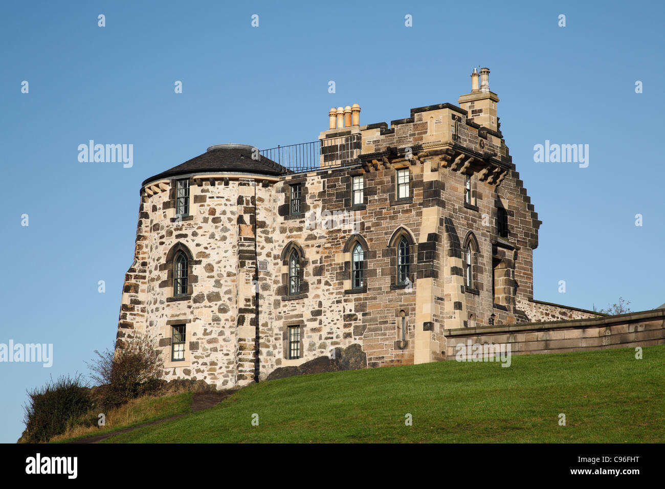 Vecchio osservatorio Casa di città Osservatorio sulla Calton Hill Edinburgh, Scotland, Regno Unito Foto Stock