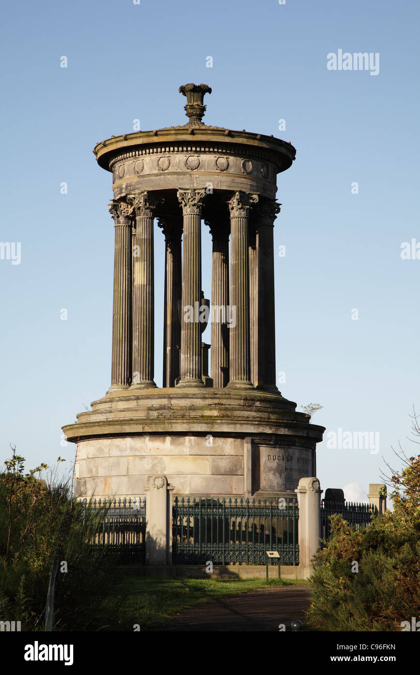 Dugald Stewart monumento, Calton Hill, Edimburgo, Scozia, Regno Unito Foto Stock