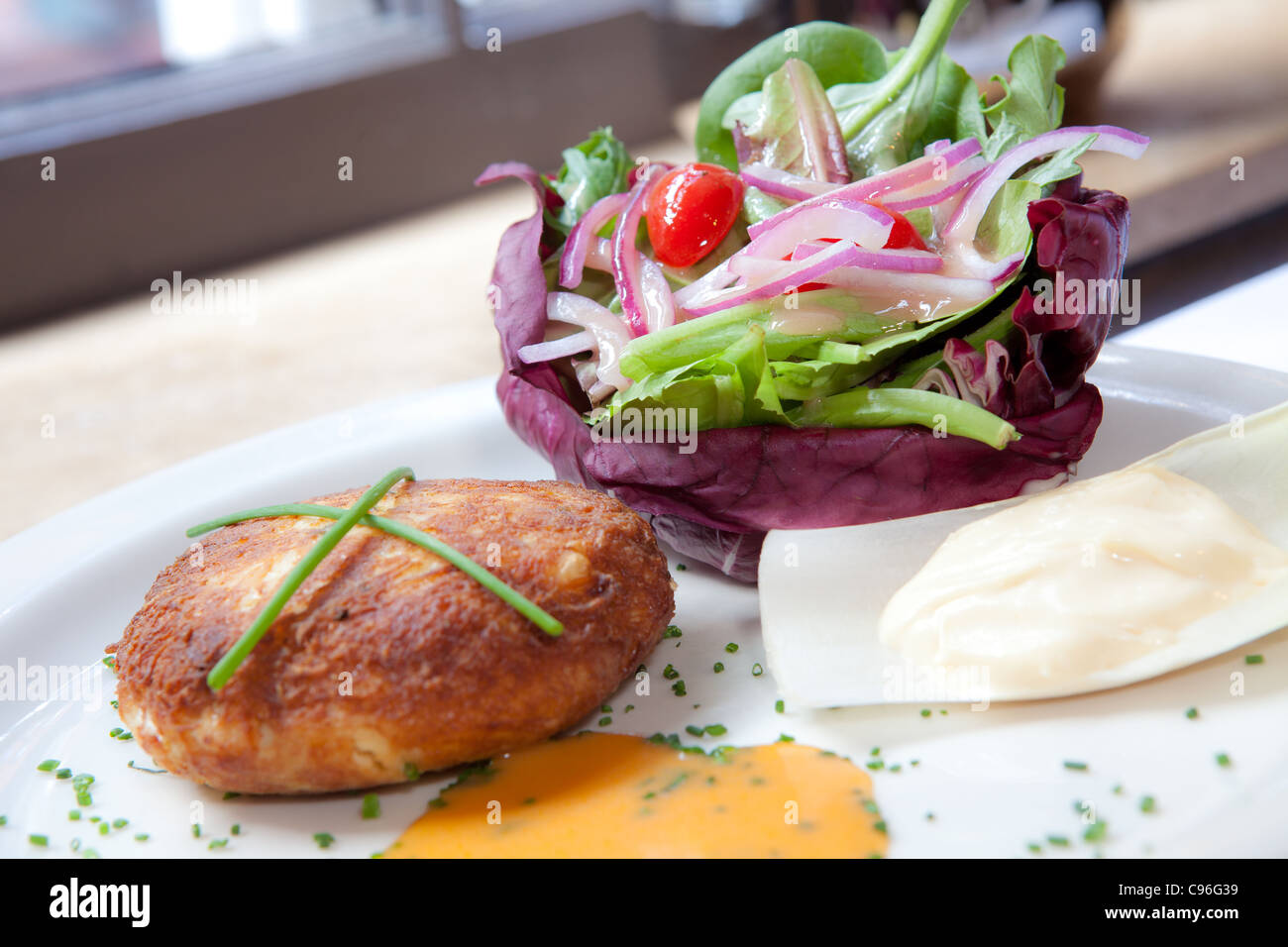 Luce pasto fresco Foto Stock