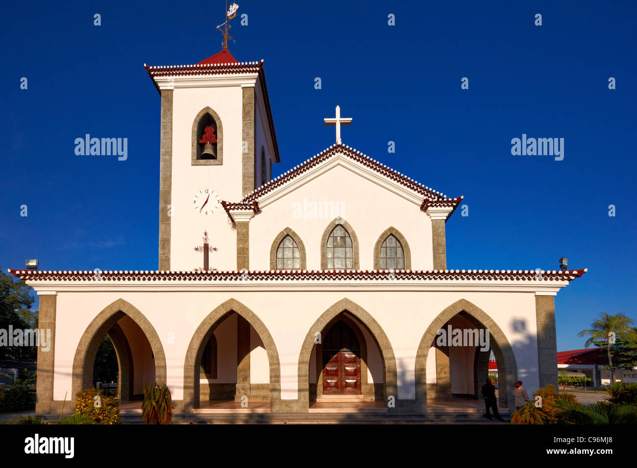 Chiesa Motael, Dili, Timor Orientale, Sud Est asiatico Foto Stock
