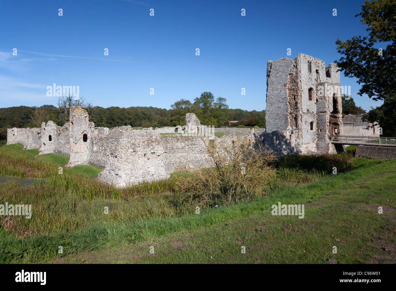 Il castello di Baconsthorpe, Norfolk Foto Stock