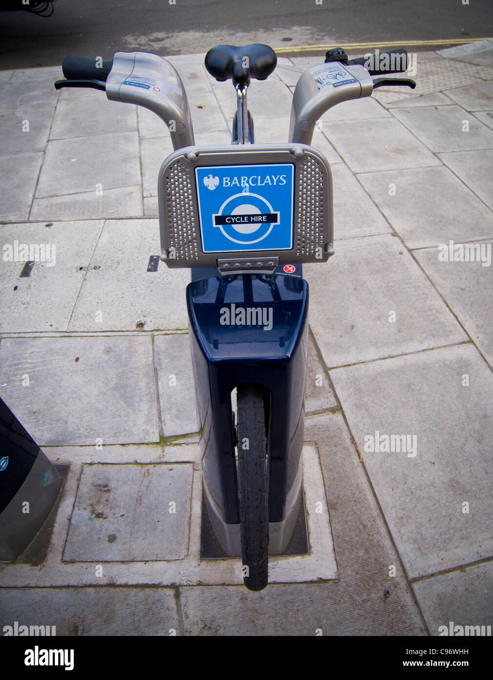 Possibilità di noleggio bici schema, Londra. Foto Stock