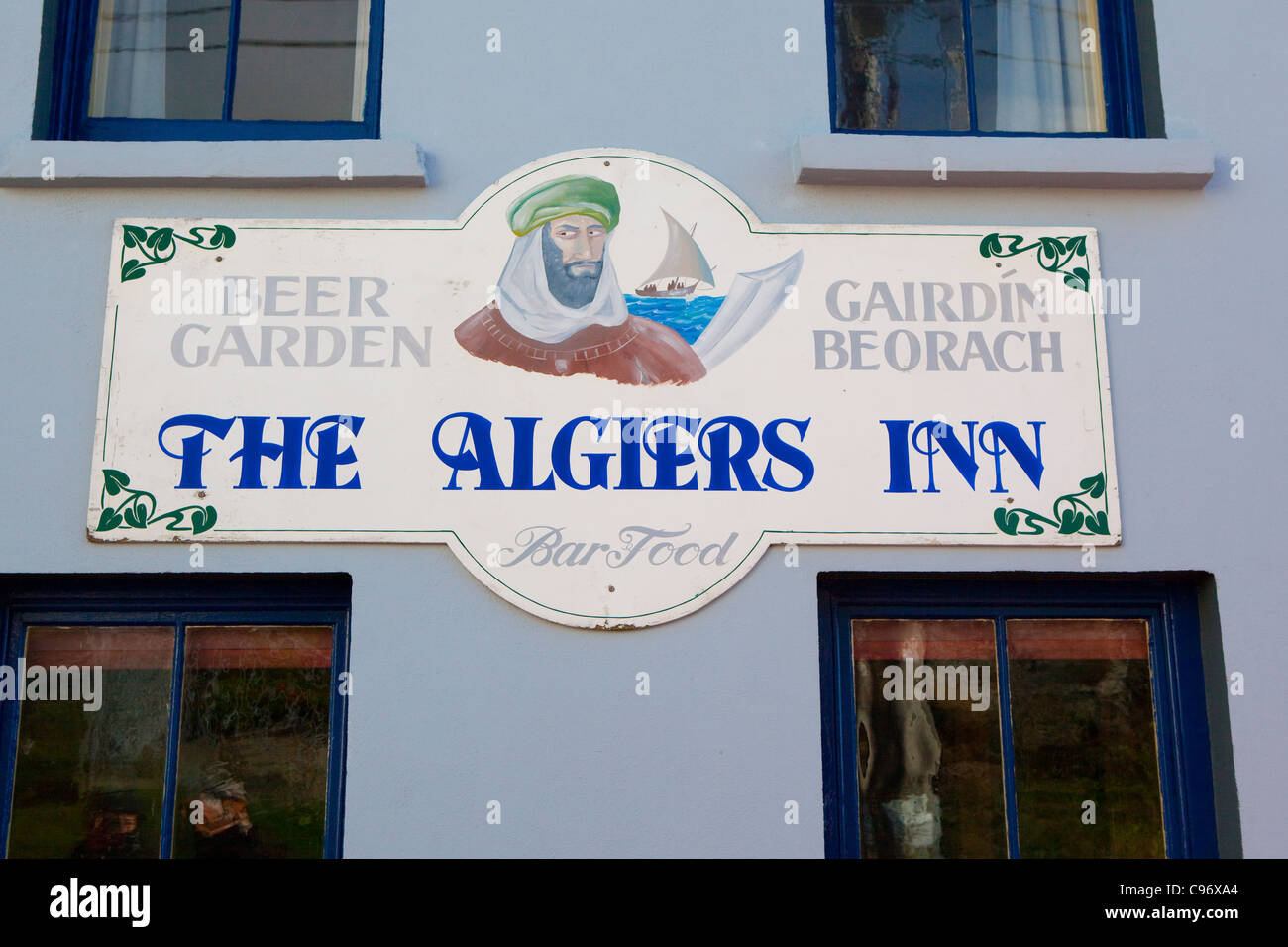 Il Algeri, nel villaggio di pescatori di Baltimora, West Cork, Irlanda. Foto Stock