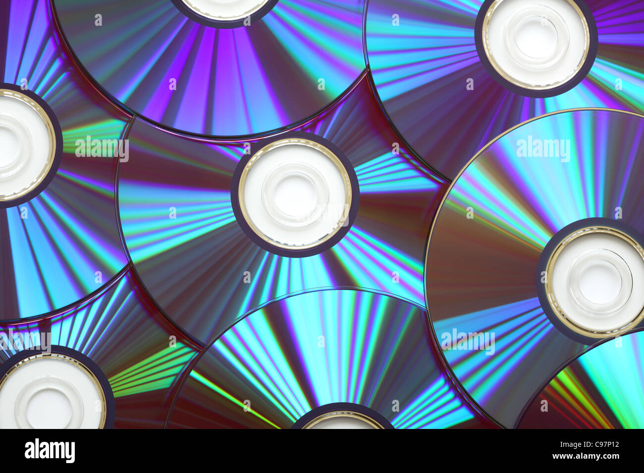 Compact disc o DVD Foto Stock