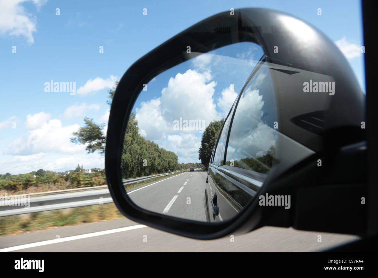 Specchio retrovisore Foto Stock