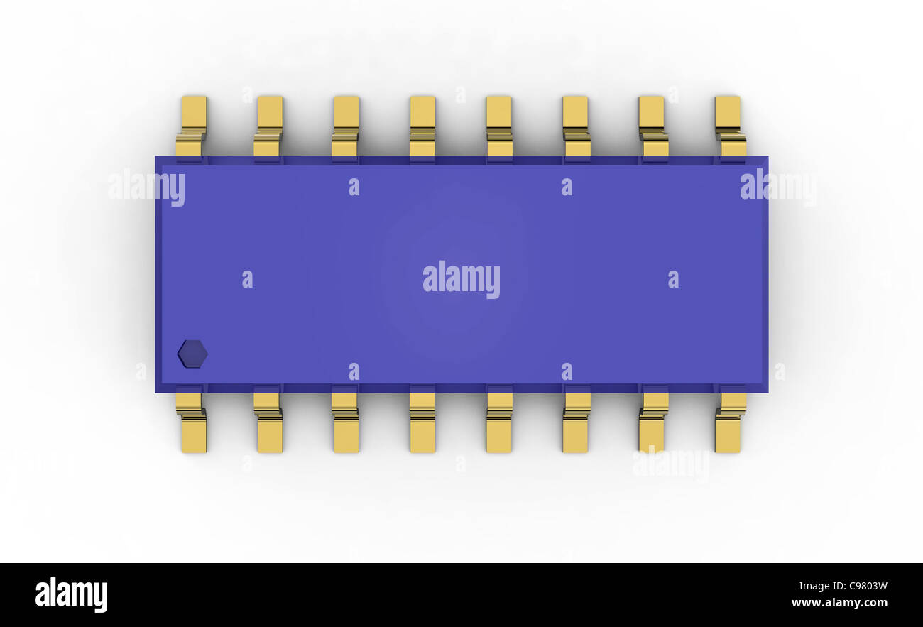 Circuito IC chip micro Foto Stock