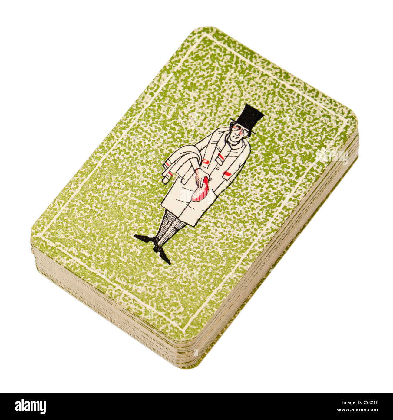 Vintage degli anni trenta 'Googly' cricket scheda di gioco da parte di Smith & Hallam Ltd, 52 Bedford Row, Londra Foto Stock