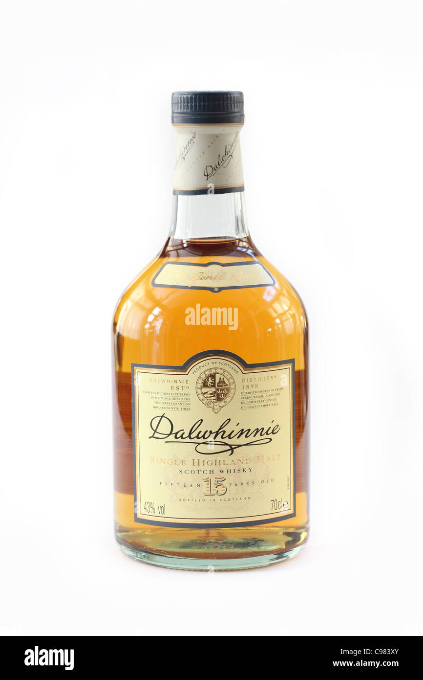 Dalwhinnie 15 anni scozia scotch whisky whiskey Foto Stock