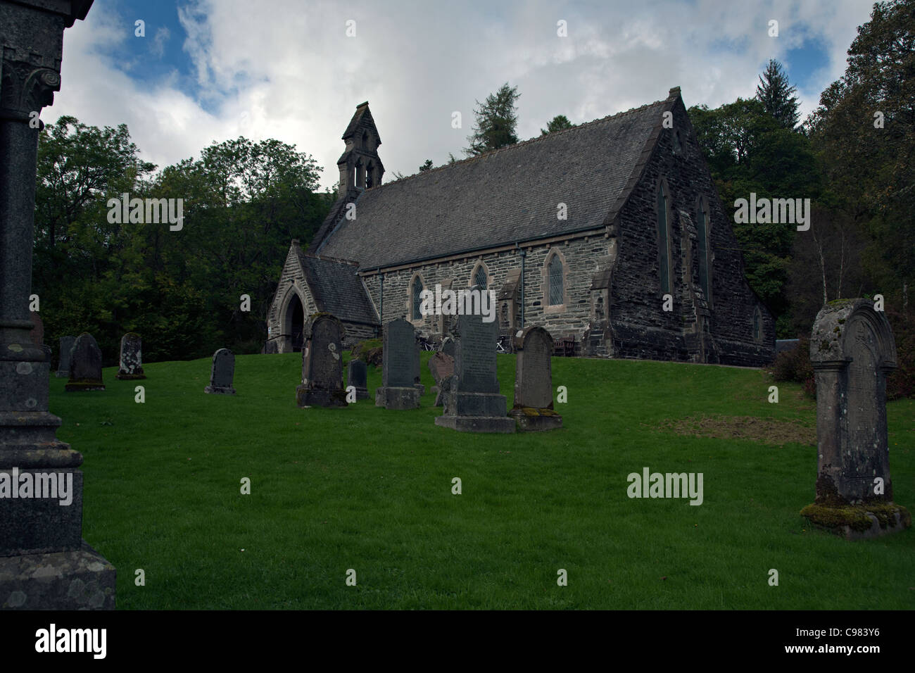 Balquhidder Church Perthshire Scozia kirk Foto Stock